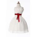 Grace Karin estilo popular da princesa White Flower Girls Dresses para casamento CL4609